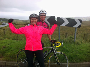 (12) Sandra and me at top of Cushleake Road 07-09-2013